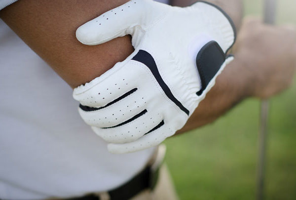 Golfers are injured arm while playing golf